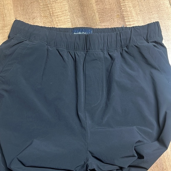 Abercrombie black athletic joggers. Size Large, relaxed fit, perfect condition. - Picture 5 of 6